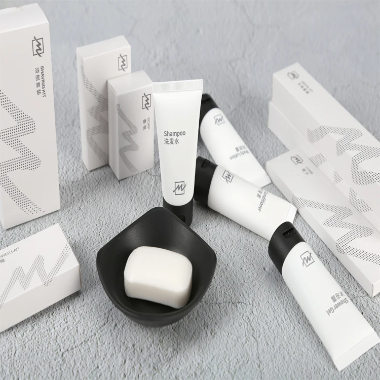 Bouteilles en plastique de 30 ml pour salle de bain d'hôtel 5 étoiles, flacon de shampoing design luxe haut de gamme, format 30 ml pour shampoing d'hôtel, bouteille uniquement