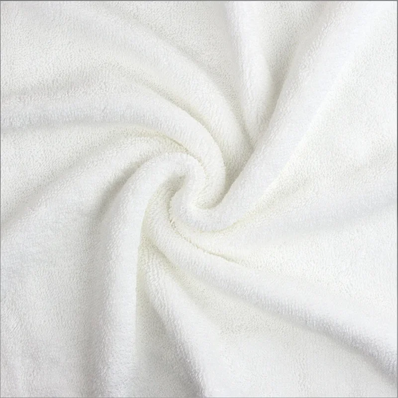 Luxury White Washable Embroidered Logo Solid Color Disposable Compressed Quick-dry Hotel Towel 80 X 180 Cm 600-800gsm