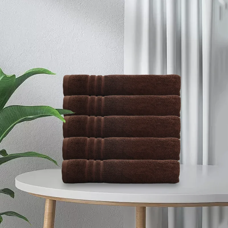 Serviette de bain en coton 100 % de haute qualité, 500 g/m², blanche, tissu éponge, tricotée pour hôtels et spas