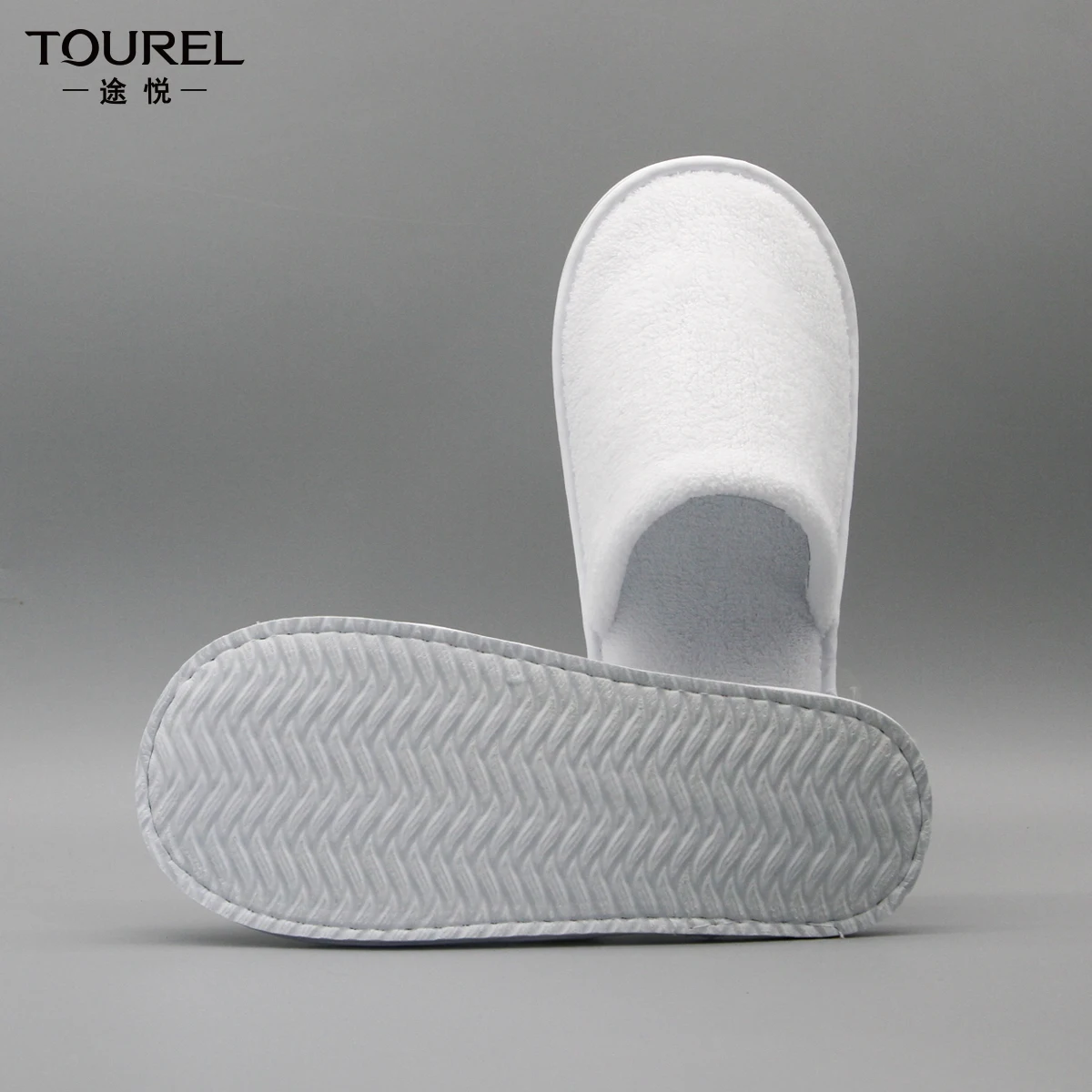 Yangzhou United Factory Custom Logo Bride And Bridesmaid Wedding Slipper Hotel Amenities