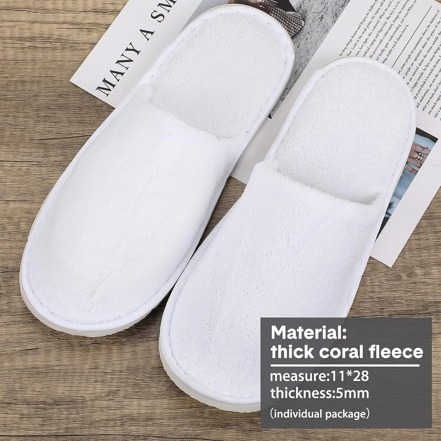 Wholesale Custom Disposable Bathroom Slippers For Hotels Embroidered Logo