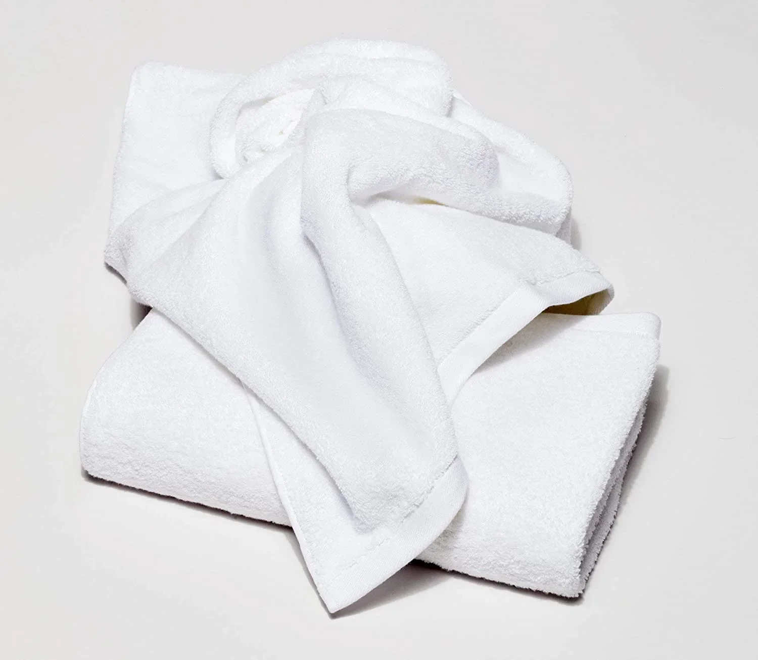 Custom 100-200cm White Color Hotel Towel 4 Pack Premium100% Cotton Hotel Bathroom Bath Face Towel Set
