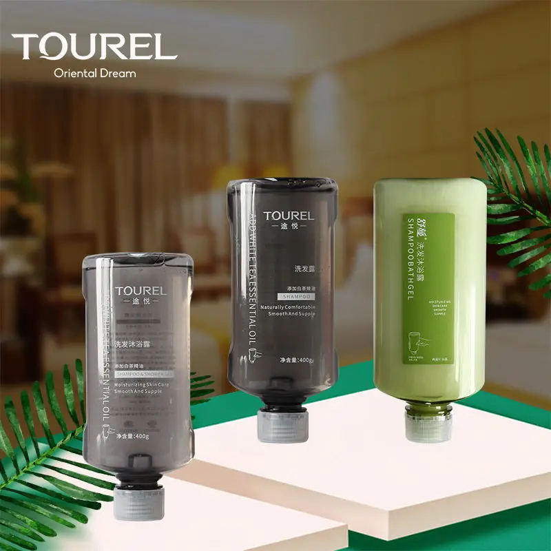 Wall Mounted 2-in-1 Medical Grade Stainless Steel Shampoo Soap Dispenser For Hotel Amenities