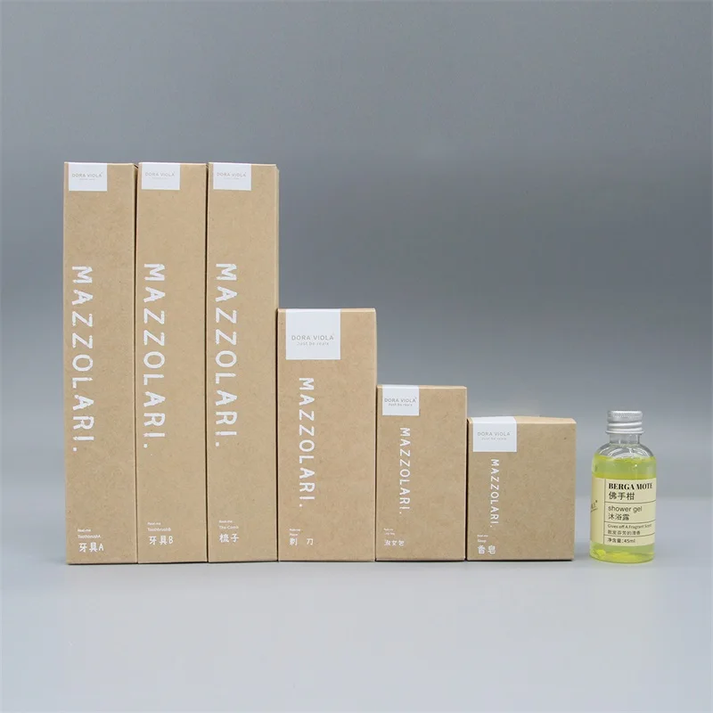 Hot Selling Hotel Amenities Disposable Amenities Para Hotel Personalizados 5 Star Hotel Bath Amenities Set