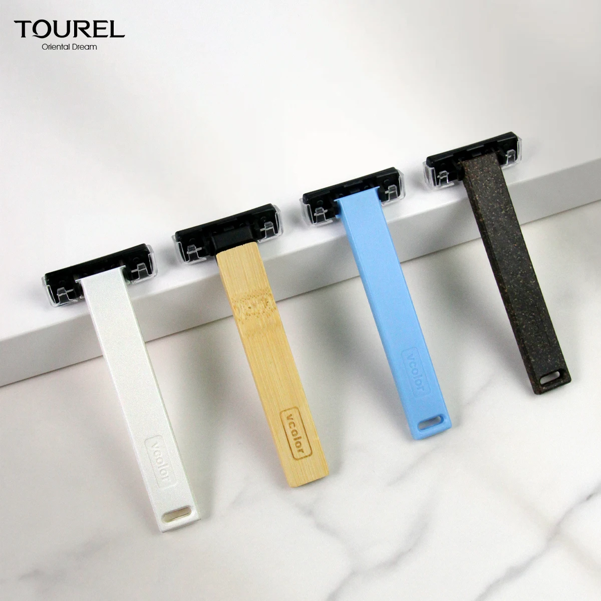 Kit de rasoir de voyage jetable en gros pour hommes, &eacute;quipements de rasage de luxe pour h&ocirc;tels et compagnies a&eacute;riennes, emballage personnalis&eacute;, kit de rasage