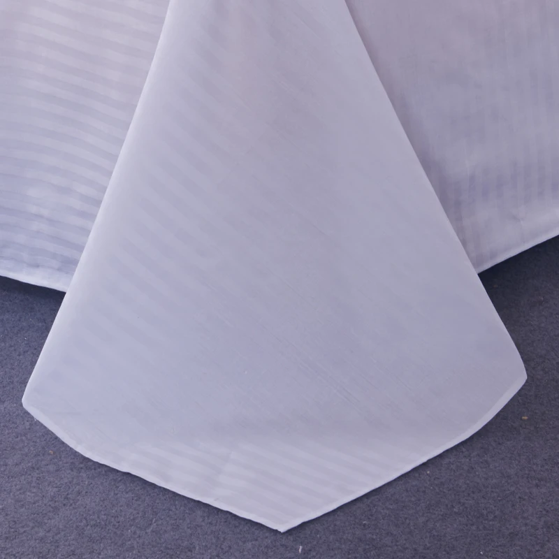Ensembles de literie d'hôtel 5 étoiles de luxe en coton 100 % en gros, draps blancs 300 fils, kit quatre pièces de mariage écologique toutes saisons