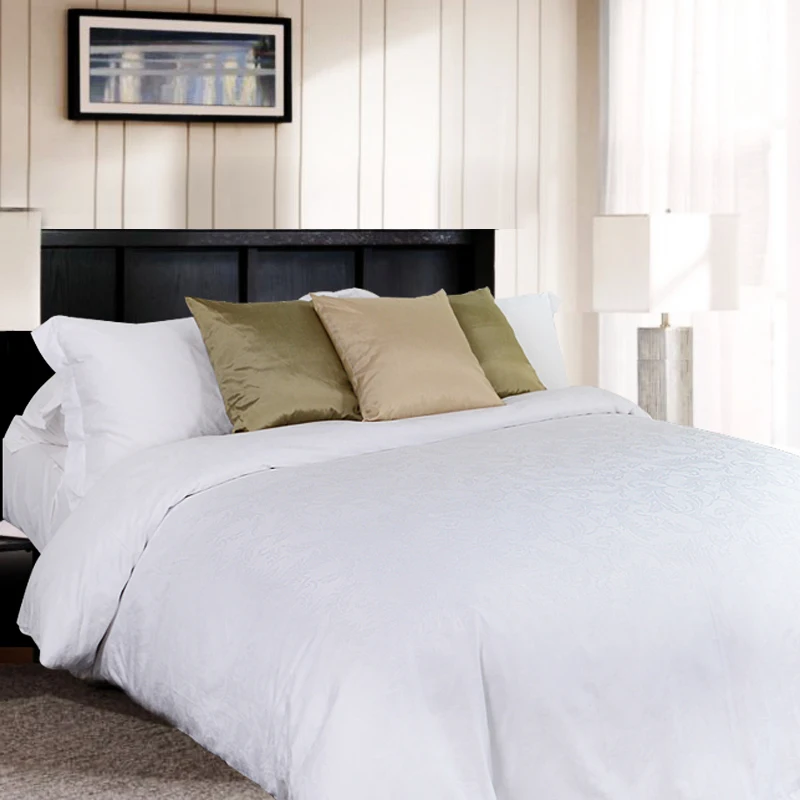 Egyptian Cotton Bedding Set 6 Piece Hotel Luxury King Queen Size Sheets Plain Striped Solid Striped For Bedroom Furniture