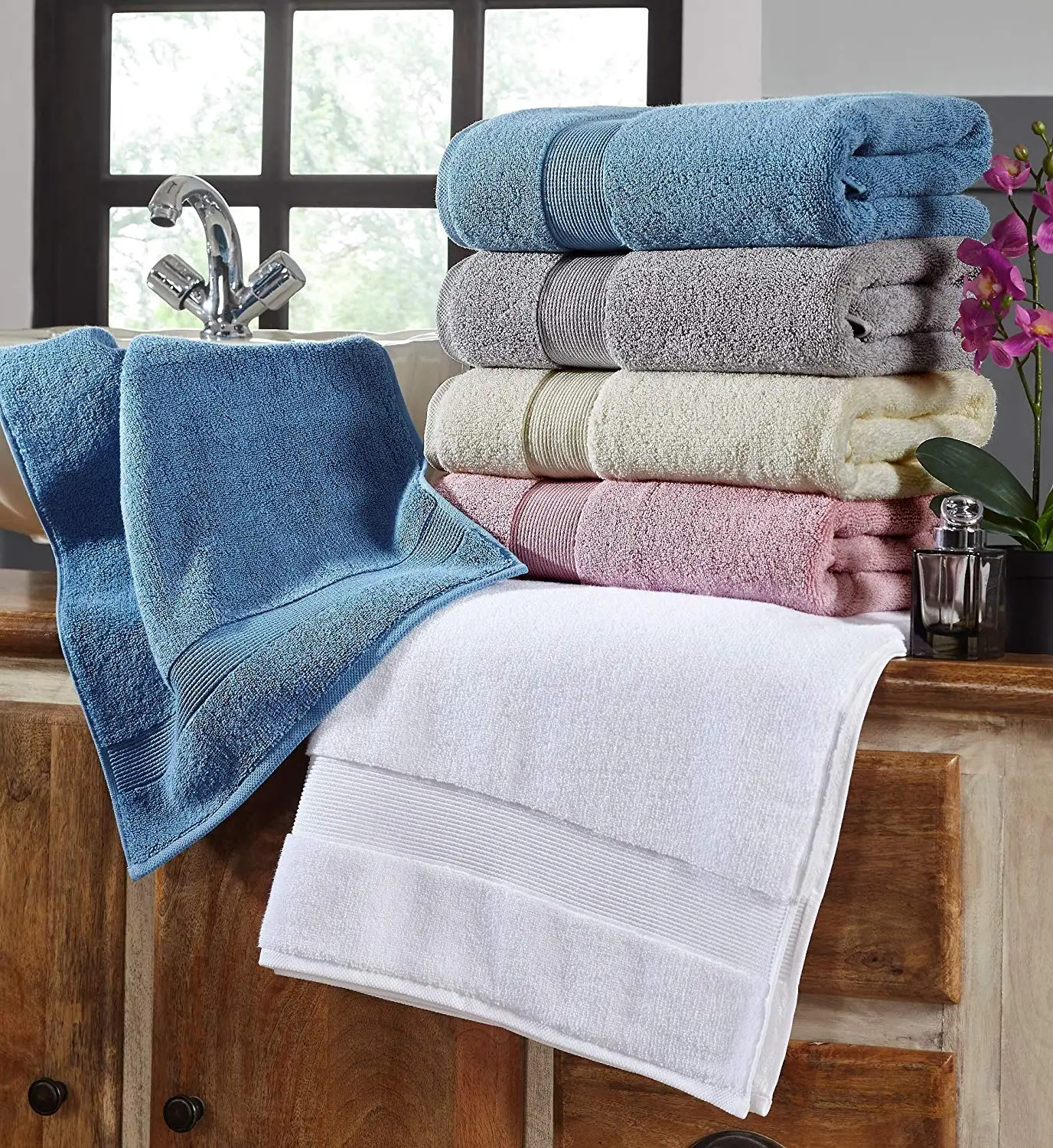 Grossistes Hammam Luxe 100% Turquie Coton Turc 16s Ensembles Blancs Grossiste Hôtel Spa Bain Serviettes de Toilette Fournitures de Serviettes de Salle de Bains